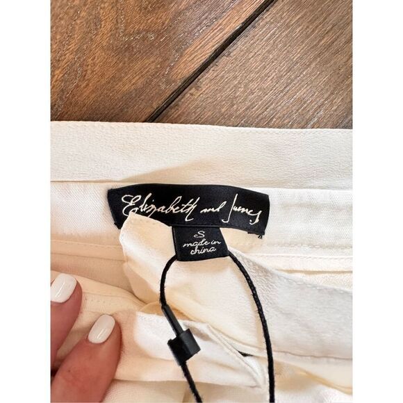 Elizabeth and James NWT High Waist Brady Shorts in Bone, Size Small - Picture 3 of 9